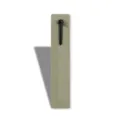 Estuche de piel sintética para bolígrafos verde salvia elegante funda protectora. - Caqui