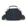 Modische Jeans Umhängetasche für Damen, stilvolles Kontrastdesign, vielseitige Handtasche. - Blau