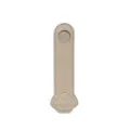 Estuche minimalista de cuero PU para bolígrafos con bonito diseño de huella, para agendas. - Gris