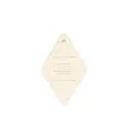 Etiqueta accesorio soporte de gafas de cuero rombo beige estilo portátil minimalista artículo - Blanco Roto