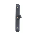 Portaplumas elastico de cuero PU negro para cuaderno y agenda con bucle de lapiz. - Negro