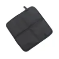 Portable folding camping pad waterproof oxford cloth cushion for outdoor picnic travel seat gear. - Black