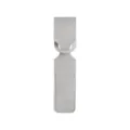 Etiqueta de equipaje de cuero PU gris para viaje, tarjetero para maleta de negocios. - Azul claro liso