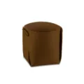 Caja de almacenamiento de escritorio de cuero PU marrón organizador para hogar oficina. - Capa Simple Marrón