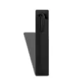 Estuche elegante de cuero PU negro para plumas estilográficas y bolígrafos protectores. - Negro