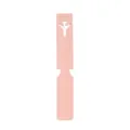 Pink PU Leather Luggage Tag, Cute Airplane Cut-out Travel Suitcase ID Bag Access - Pink