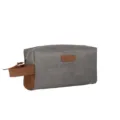 Bolsa de Cosmeticos de Papel DuPont Impermeable Neceser de Viaje Almacenamiento Gris Negocios - Gris