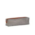 Estuche para lápices ligero de papel DuPont, bolsa de papelería gris con gran capacidad y cierre. - Gris