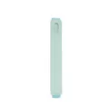 Light blue leather elastic pen holder strap for notebook and tablet stylus storage case variant. - Light Blue