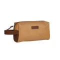 Bolsa de aseo impermeable de papel DuPont viaje neceser bolsa cosmética de negocios hombre - Marrón