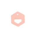 Roze brillenband verpakking label, stijlvolle accessoires display kaart, stevige houder. - Roze