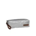Estuche impermeable de PE tejido con correa de muñeca, ideal para material escolar. - Transparente
