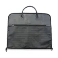 Waterproof striped oxford cloth suit garment bag for men business travel dress storage cover - Black