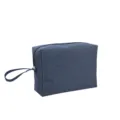 Bolsa cosmetica de viaje portatil neceser impermeable con mango para uso diario. - S / Azul marino