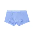 Calzoncillos boxer de hombre comodos de algodon azul claro transpirable ropa interior - L / Azul claro