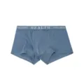 Calzoncillos bóxer de algodón de talle medio para hombre en color gris azulado cómodo. - L / Azul grisáceo