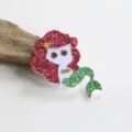 Süße Glitzer Meerjungfrau Haarklammer für Kinder, funkelndes Haaraccessoire und DIY Dekoration. - Halbfertig / Hellviolette Meerjungfrau