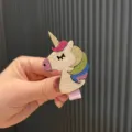 Süße Glitzer Einhorn Haarklammer für Kinder, funkelnde Cartoon Haarspange für kleine Mädchen. - Einhorn Haarspange (O3-2) / Mehrfarbig