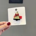 Weihnachten Kinder Haarklammer rote Glitzer Glocke Haarschmuck süße Feiertag Haarnadel - Weihnachten Goldene Glocke Haarspange