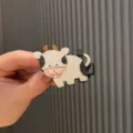 Süße Cartoon Kuh Haarklammer für Kinder, Glitzer süßer Stil Seitenclip Mode Mädchen Haarschmuck. - Kuh Haarspange (N2-5)
