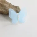 Blauer Netz Schmetterling Haarklammer mit Perlen, süßes DIY Material für Kinder Haarspangen. - Himmelblau