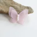 Rosa Mesh Schmetterling Haarklammer mit Perlenverzierung, süßes Mädchen Haarzubehör DIY. - Helllotusrosa