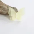 Gelbe doppellagige Mesh Schmetterling Haarklammer DIY Zubehör süße Mädchen Haarnadel - Hellgelb