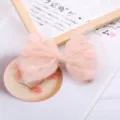 Fermaglio per capelli a fiocco in rete per bambini grazioso fermaglio glitterato rosa - Arancione Chiaro