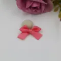 DIY Rose Satin Nœud Accessoire Bouton en Tissu Matériel de Bricolage Décoration Cadeau - Rose Lotus