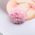 Rosa Stoffblume Haarschmuck DIY Bastelmaterial fuer Kinder dekoratives Stueckchen - Hellrosa Halbfabrikat (C1-5)