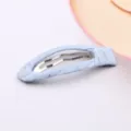 Hellblaue, stoffummantelte BB-Haarspange für süße Mädchen, Kinder Haarschmuck Accessoire. - Königsblau Einfarbig