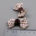 Niedliche Schleife Schleifenband Haarschmuck DIY Zubehör für Kinder Haarspangen Basteln. - Dunkles Khaki R2-2