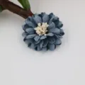 Blaues Stoffblume Detail für DIY Handyhülle Haarschmuck Handwerk Dekorationsmaterial - Gänseblümchen Halbzeug (B1-5) / Hellblau