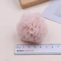 Rosa Netz Blumen Pompon DIY Bastelzubehör, weicher Tüll Ball für Bekleidung und Dekoration. - L / Hautfarben