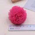 Rosa Netz Pompom Ball DIY Haarschmuck handgemachte Bekleidung Dekoration Bastelmaterial. - L / Fuchsia