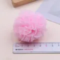 Rosa netz pompon ball diy haarschmuck flauschig tüll blume material bastelbedarf 1stk - L / Rosa