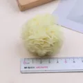Hellgelber Netzball DIY Haarschmuck Bekleidungsmaterial flauschiger Pompon Bastelzubehör - L / Gelb