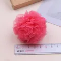 Bunter Netzball DIY handgemachte Haarschmuck große Pompom Bastelmaterial rosa Stoff. - L / Wassermelonenrot