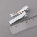 5cm weiße stoffbezogene krokodilklammern diy handgemachte haarspangen rohling zubehör basis - 4.8cm / Hellblau