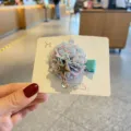 Kinder Haarnadel süße bunte Blume Stern Anhänger Haarklammer für kleine Mädchen Zubehör - Seeblau Haarschnitt (C1-5)