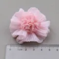 Rosa Stoffblume Bastelzubehör, schönes mehrschichtiges Tüll-Mesh DIY-Material-Variante. - Halbfabrikat (D2-6) / Lotosrosa