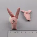Rosa Stoff Hase DIY Haarschmuck Material Flicken süße handgemachte Dekorationen Zubehör - Hellbraun