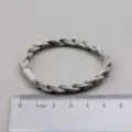 Grey braided hair tie elastic ponytail holder versatile daily DIY hair accessory variant - Light Army Green Thin Braided Style