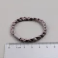 Braided hair tie elastic band for ponytail styling, versatile women's hair accessory SKU display. - Gray Thin Braided Style