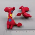Rotes Plüsch Cartoon Tier DIY Haarschmuck Basteln Teile süße Handarbeit Deko Artikel - Burgunderrot