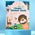 Kids early education magic sticker book, toddler learning toy with cute cartoon animals. - Animal Style