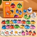 Kids alphabet matching toy, early learning puzzle cards set for children cognition learning. - Multicolor