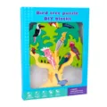 Kids wooden bird tree puzzle DIY building blocks educational toy for early learning fun. - Style A