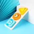 Hölzernes Tier-Formen-Puzzlespielzeug für Kleinkinder, frühe pädagogische kognitive Blöcke - MZM Formen-Sortierbrett