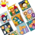 Children's early education tangram puzzle intelligence development toy creative puzzle board - Educational Shape Matching Puzzles